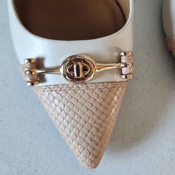 Coach Kitten Heel Pumps "NEW" - Picture 3 of 16